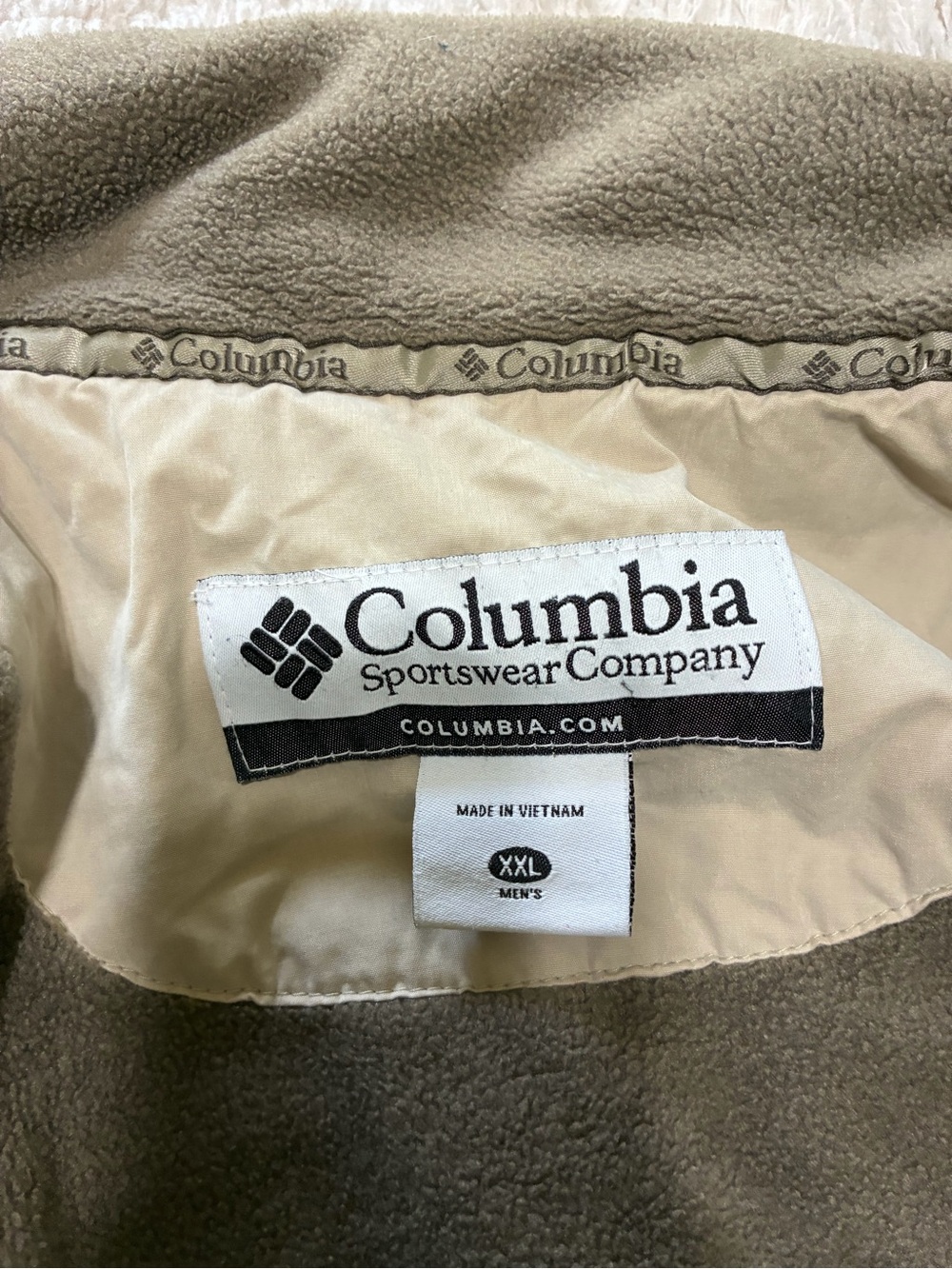 Columbia Men's Teddy Jacket in Khaki/Tan